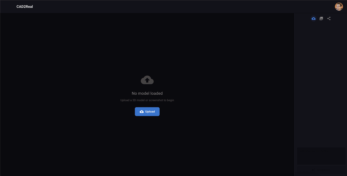 CAD2Real Demo - CAD to Photorealistic Rendering